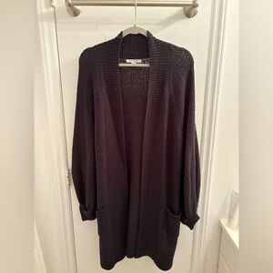 Black Knit Cardigan